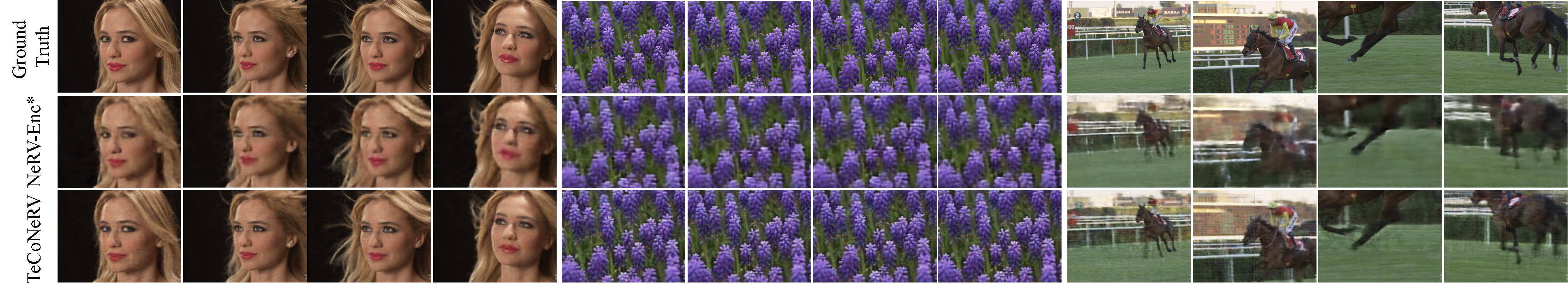 480p qualitative comparison: NeRV-Enc vs TeCoNeRV